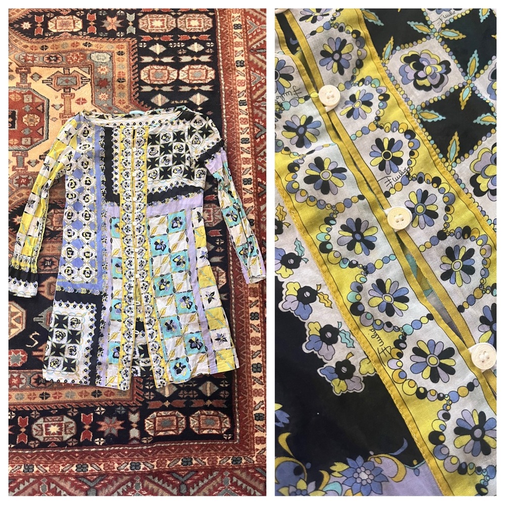 Emilio Pucci Multicolor Floral Blouse